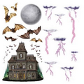 Haunted House & Night Sky Props